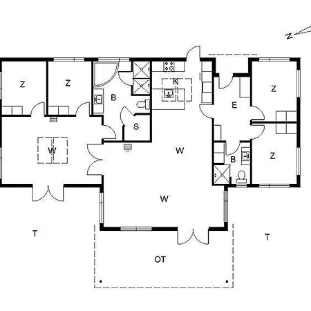 בית נופש Hedevang 22 Houstrup